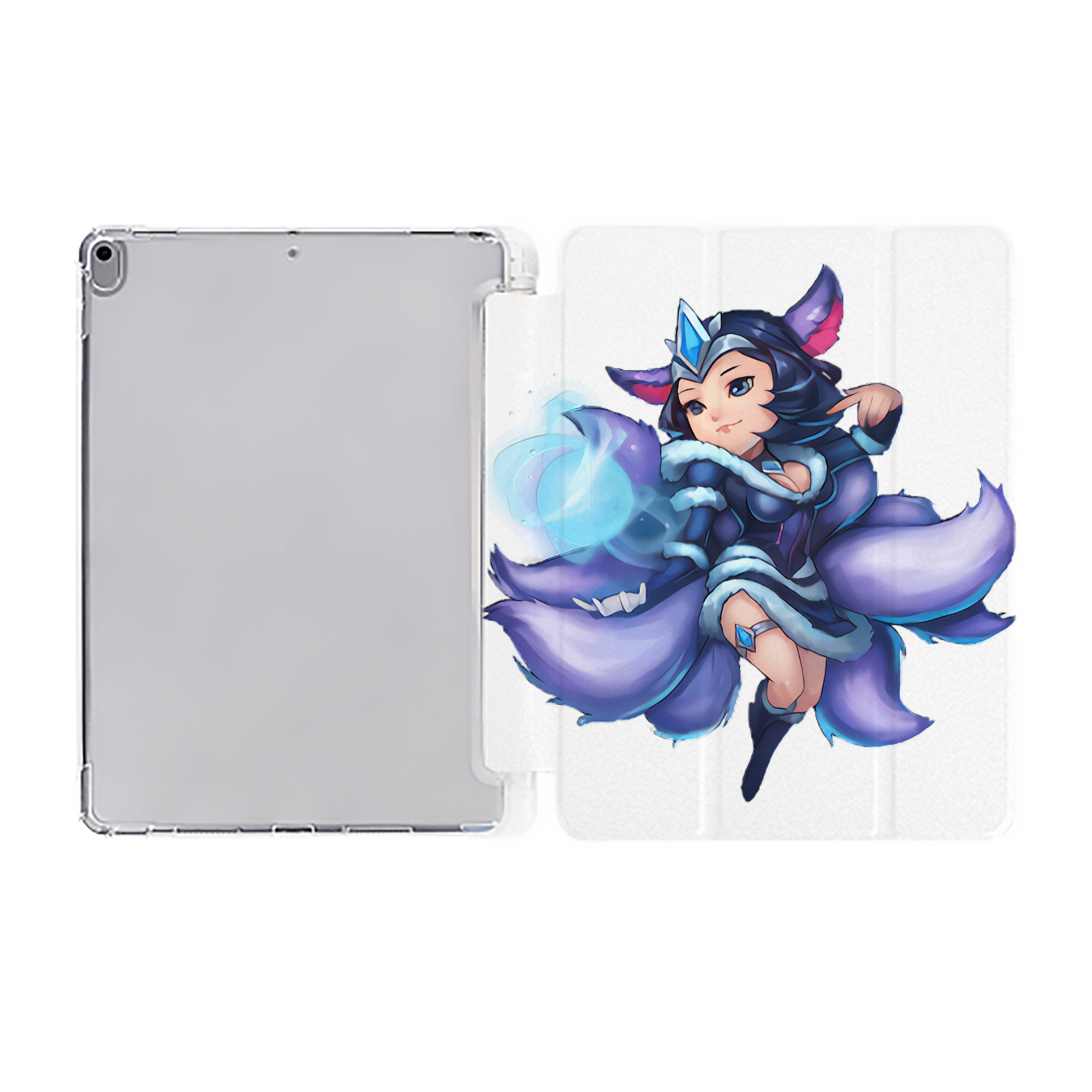 （画像用） リーグ・オブ・レジェンド League of Legends LOL IPad ケース ペン収納付き 三つ折りスタンド PUレザー×シリコン 対応機種9.5/10.5/10.9インチ